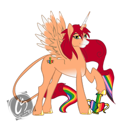 Size: 2000x2000 | Tagged: safe, artist:adhiguna, artist:johnathon-matthews, oc, oc only, oc:khunis jirall, oc:lightning bliss, oc:wishing rainbow, alicorn, pony, alicorn oc, high res, horn, simple background, transparent background, wings