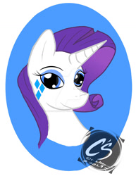 Size: 1024x1326 | Tagged: safe, artist:adhiguna, artist:johnathon-matthews, rarity, pony, unicorn, g4, alternative cutie mark placement, bust, deviantart watermark, eyeshadow, facial cutie mark, makeup, national unicorn day, obtrusive watermark, old art, portrait, watermark