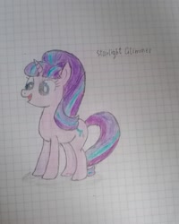Size: 2588x3228 | Tagged: artist needed, safe, starlight glimmer, pony, unicorn, g4, graph paper, high res, solo, traditional art