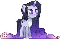 Size: 1732x1125 | Tagged: safe, artist:kurosawakuro, oc, pony, unicorn, female, simple background, solo, teenager, transparent background