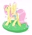 Size: 1824x1950 | Tagged: safe, artist:germanloh, fluttershy, pegasus, pony, g4, female, mare, signature, simple background, smiling, solo, white background, wings