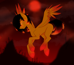 Size: 2083x1833 | Tagged: safe, artist:germanloh, oc, oc only, pegasus, pony, outdoors, pegasus oc, solo, wings