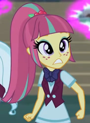Size: 1289x1762 | Tagged: safe, screencap, sour sweet, sugarcoat, equestria girls, g4, my little pony equestria girls: friendship games, cropped