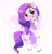 Size: 2516x2620 | Tagged: safe, artist:leo19969525, pipp petals, pegasus, pony, g5, adorapipp, blushing, cellphone, coat markings, colored hooves, cute, eye clipping through hair, eyebrows, eyebrows visible through hair, female, gold hooves, high res, hooves, mare, open mouth, phone, simple background, socks (coat markings), solo, spread wings, white background, wings