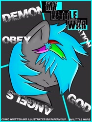 Size: 2304x3072 | Tagged: safe, artist:papery xlp, oc, oc:papery xlp, earth pony, pony, comic:my little wars, high res, solo