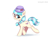 Size: 3150x2616 | Tagged: safe, artist:vinilyart, coco pommel, earth pony, pony, g4, braid, cocobetes, cute, eyelashes, female, glasses, hat, high res, looking at you, mare, older, shadow, simple background, smiling, smiling at you, solo, tail, trotting, white background