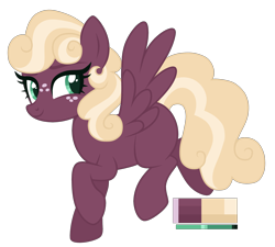 Size: 2400x2162 | Tagged: safe, artist:monochrome-sunsets, oc, oc only, pegasus, pony, g4, eyelashes, female, freckles, full body, high res, hooves, mare, offspring, parent:big macintosh, parent:rolling thunder, pegasus oc, reference sheet, show accurate, simple background, smiling, solo, spread wings, tail, transparent background, two toned mane, two toned tail, wings