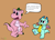 Size: 1100x800 | Tagged: safe, artist:tarkan809, sparky sparkeroni, spike (g1), dragon, g1, g5, baby, baby dragon, confused, cute, digital art, duo, g1 to g5, implied spike, sparkybetes, speech bubble