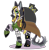 Size: 1968x2000 | Tagged: safe, artist:amadeus_sano, oc, oc only, oc:ace of spades, insect, zebra, cloak, clothes, dreadlocks, hoof shoes, jewelry, male, playing card, ring, shaman, simple background, solo, stallion, streets of chicolt: a totally legitimate business venture, suit, transparent background