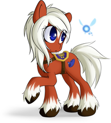 Size: 1946x2173 | Tagged: safe, artist:rolo, earth pony, fairy, pony, g4, 2013, :o, duo, duo female, epona, epony, female, flying, mare, navi, open mouth, ponified, raised hoof, saddle, simple background, spread wings, tack, the legend of zelda, unshorn fetlocks, white background, wings