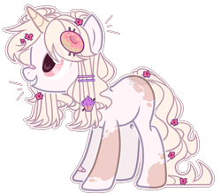 Size: 1741x1525 | Tagged: safe, artist:toffeelavender, oc, oc only, pony, unicorn, base used, donut, female, food, horn, mare, simple background, solo, transparent background, unicorn oc