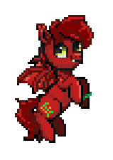 Size: 159x225 | Tagged: safe, artist:avui, oc, oc only, oc:tune twister, bat pony, animated, pixel art, simple background, solo, transparent background