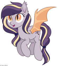 Size: 2297x2610 | Tagged: safe, artist:suramii, oc, oc only, oc:adara elderberry, bat pony, pony, female, high res, mare, simple background, solo, transparent background