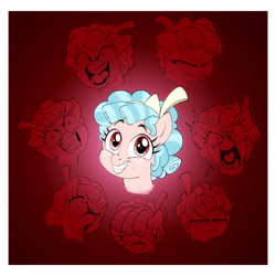 Size: 1600x1600 | Tagged: safe, artist:mickeymonster, cozy glow, pegasus, pony, g4, cozy glow is best facemaker, cozy glow is not amused, cozybetes, crazy glow, cute, faic, female, filly, foal, insanity, monochrome, needs more jpeg, solo, unamused