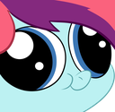 Size: 128x125 | Tagged: safe, oc, oc:taffy swirl, pony, hey you, simple background, solo, transparent background