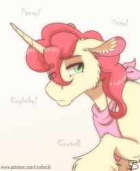 Size: 785x955 | Tagged: safe, artist:inuhoshi-to-darkpen, oc, oc only, pony, unicorn, solo