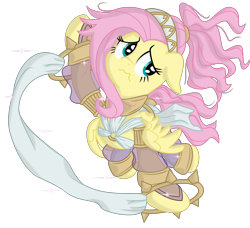 Size: 3070x2798 | Tagged: safe, artist:spinoffjoe, fluttershy, pegasus, pony, g4, dancer, female, fire emblem, high res, olivia (fire emblem), simple background, solo, transparent background, wavy mouth