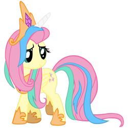Size: 8000x8000 | Tagged: safe, artist:laszlvfx, fluttershy, pony, g4, absurd resolution, cosplay, costume, shylestia, simple background, solo, transparent background, vector