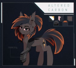 Size: 2950x2650 | Tagged: safe, artist:n_thing, oc, oc only, cyborg, pony, high res, reference sheet, solo