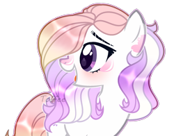 Size: 1973x1545 | Tagged: safe, artist:toffeelavender, oc, oc only, earth pony, pony, base used, blushing, earth pony oc, eyelashes, female, looking back, mare, simple background, smiling, solo, transparent background