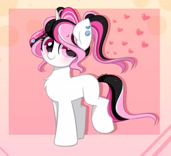 Size: 4096x3733 | Tagged: safe, artist:kittyrosie, oc, oc only, pony, unicorn, art trade, cute, horn, ocbetes, solo, unicorn oc