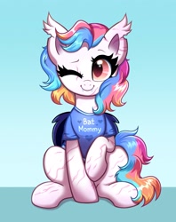 Size: 2378x3000 | Tagged: safe, artist:confetticakez, oc, oc only, bat pony, pony, eye scar, facial scar, high res, scar, solo