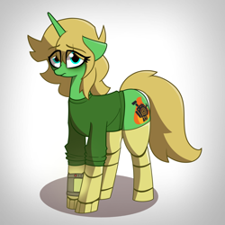 Size: 2160x2160 | Tagged: safe, artist:deltarainrum, oc, oc only, pony, unicorn, clothes, high res, simple background