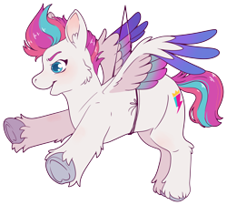 Size: 3670x3306 | Tagged: safe, artist:cutepencilcase, part of a set, zipp storm, pegasus, pony, g5, colored pupils, female, hanging, high res, mare, simple background, solo, transparent background, wires