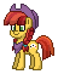 Size: 192x244 | Tagged: safe, artist:topsangtheman, jade spade, earth pony, pony, pony town, g4, animated, blinking, cowboy hat, female, full body, gif, hat, hooves, loop, mare, pixel art, simple background, smiling, solo, standing, tail, transparent background