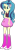 Size: 322x1040 | Tagged: safe, artist:assassins-creed1999, fluttershy, equestria girls, g4, alternate hair color, boots, clothes, clothes swap, high heel boots, palette swap, recolor, shirt, shoes, simple background, skirt, socks, solo, transparent background