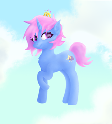 Size: 1246x1381 | Tagged: safe, artist:moonlightrift, oc, oc only, pony, unicorn, pink hair, solo