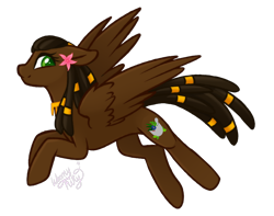 Size: 3536x2786 | Tagged: safe, artist:woomykitty, oc, oc only, pegasus, pony, dreadlocks, high res, simple background, solo, transparent background