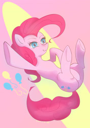 Size: 2480x3508 | Tagged: safe, artist:red river, pinkie pie, earth pony, pony, g4, cutie mark, cutie mark background, high res, solo