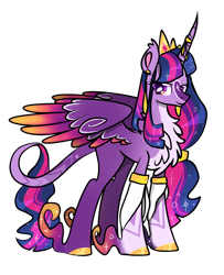 Size: 2146x2639 | Tagged: safe, artist:goldlines005, twilight sparkle, alicorn, pony, g4, the last problem, base used, chest fluff, female, high res, mare, older, older twilight, older twilight sparkle (alicorn), princess twilight 2.0, redesign, simple background, solo, transparent background, twilight sparkle (alicorn)