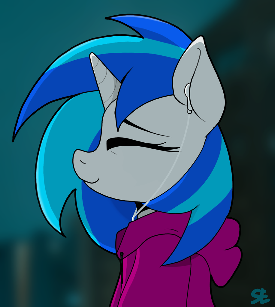 Safe Artist Sefastpone Dj Pon Vinyl Scratch Pony