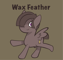 Size: 1477x1416 | Tagged: safe, artist:wax feather, oc, oc:wax feather, pegasus, pony, chibi, colored, male