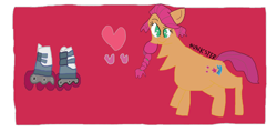 Size: 4592x2179 | Tagged: safe, artist:hunkster, sunny starscout, earth pony, pony, g5, female, mare, roller skates