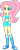 Size: 800x2018 | Tagged: safe, artist:steyrrdash, fluttershy, equestria girls, g4, bare shoulders, belly button, clothes, female, hand on hip, jogging, shorts, show accurate, simple background, sleeveless, socks, solo, sports bra, sports shoes, sports shorts, transparent background, vector