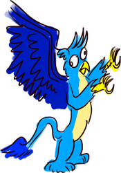 Size: 1024x1459 | Tagged: safe, artist:horsesplease, gallus, g4, derp, editable, flying, gallus the rooster, gallusposting, simple background, solo, transparent background