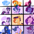 Size: 1280x1280 | Tagged: safe, artist:goldlines005, princess luna, starlight glimmer, sunburst, tempest shadow, twilight sparkle, alicorn, pony, g4, base used, female, hoof shoes, looking back, magical lesbian spawn, male, mare, offspring, parent:princess luna, parent:starlight glimmer, parent:sunburst, parent:tempest shadow, parent:twilight sparkle, parents:lunaburst, parents:starburst, parents:tempestlight, parents:tempestluna, parents:twiburst, stallion, twilight sparkle (alicorn)