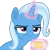 Size: 3000x3000 | Tagged: safe, artist:frownfactory, trixie, pony, unicorn, g4, my little pony: friendship is magic, student counsel, annoyed, cup, female, food, high res, magic, magic aura, mare, simple background, solo, tea, teacup, telekinesis, transparent background, vector