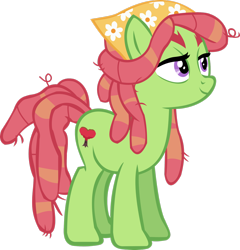 Size: 2398x2500 | Tagged: safe, artist:thebosscamacho, tree hugger, earth pony, pony, g4, .svg available, female, high res, mare, simple background, solo, transparent background, vector