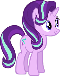 Size: 2170x2764 | Tagged: safe, artist:thebosscamacho, starlight glimmer, pony, unicorn, g4, .svg available, female, full body, high res, hooves, horn, mare, simple background, smiling, solo, standing, transparent background, vector