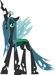 Size: 2111x2841 | Tagged: safe, artist:thebosscamacho, queen chrysalis, changeling, changeling queen, g4, .svg available, crown, female, high res, jewelry, regalia, simple background, solo, transparent background, vector