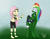 Size: 3300x2550 | Tagged: safe, artist:bageloftime, fluttershy, rainbow dash, equestria girls, g4, ponies of dark water, barefoot, bondage, chlorokinesis, commission, commissioner:annonmyous, converse, dashsub, duo, equestria girls-ified, feet, female, femsub, gag, high res, midriff, plant bondage, poison ivyshy, shoes, submissive, tied up, vine, vine bondage, vine gag