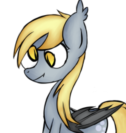 #2820054 - safe, artist:alandisc, derpy hooves, bat pony, pony, g4, bat ...