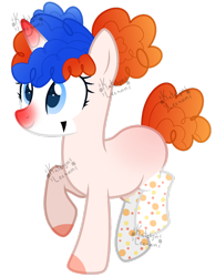 Size: 1280x1646 | Tagged: safe, artist:katelynleeann42, oc, pony, unicorn, base used, clown makeup, female, mare, simple background, solo, transparent background