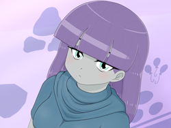 Size: 2224x1668 | Tagged: safe, artist:batipin, maud pie, equestria girls, g4, female, looking at you, solo