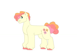 Size: 1280x854 | Tagged: safe, artist:itstechtock, oc, oc:candied rose, earth pony, pony, female, mare, parent:luckette, simple background, solo, white background
