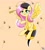 Size: 1862x2048 | Tagged: safe, artist:zeon_starlight, fluttershy, bee, insect, pegasus, pony, g4, it ain't easy being breezies, my little pony: friendship is magic, animal costume, bee costume, clothes, costume, female, flutterbee, mare, simple background, solo, yay